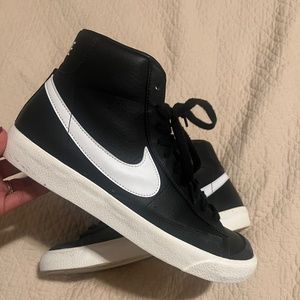 Nike Blazers - Black, Size 11.5 W/10 M